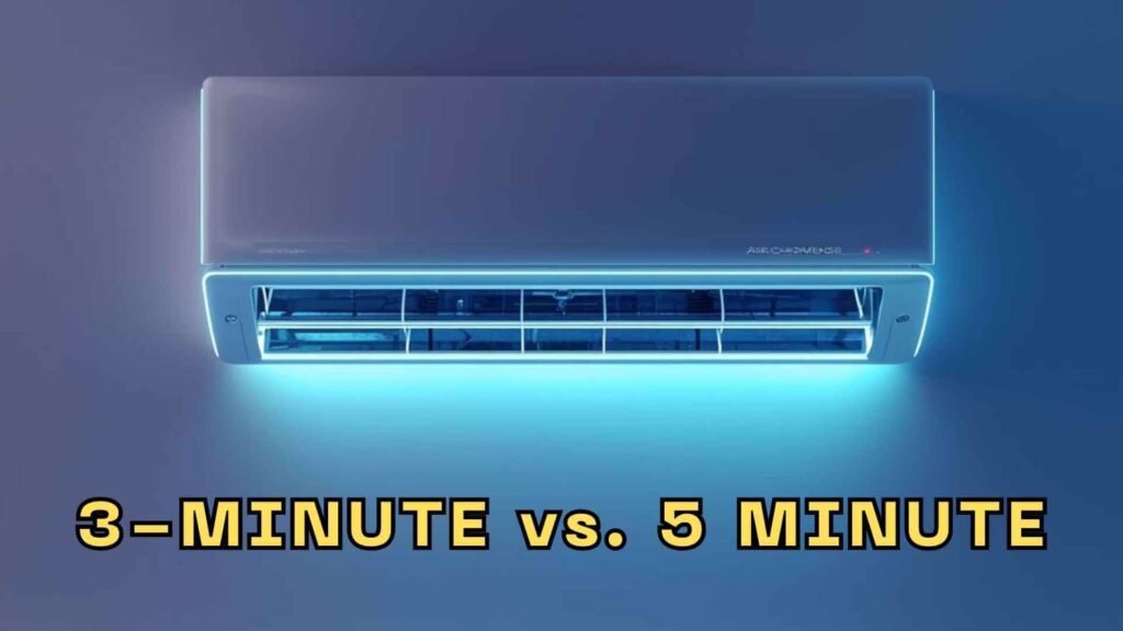 What is the 3 Minutes Rule for Air Conditioner? 3 minute vs 5 minute rule for air conditioner explained img