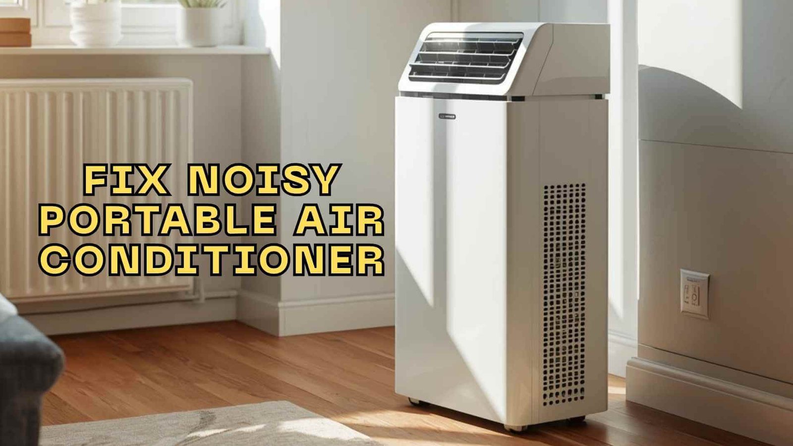 reduce noisy portable air conditioner featured img